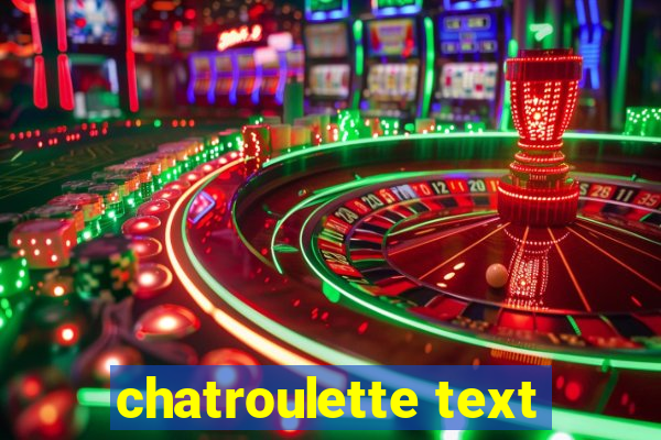 chatroulette text